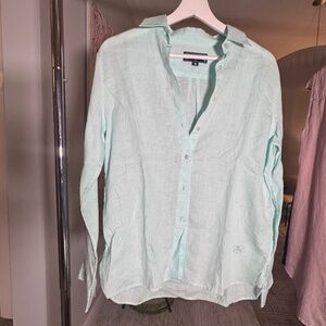 VILEBREQUIN linen button down shirt